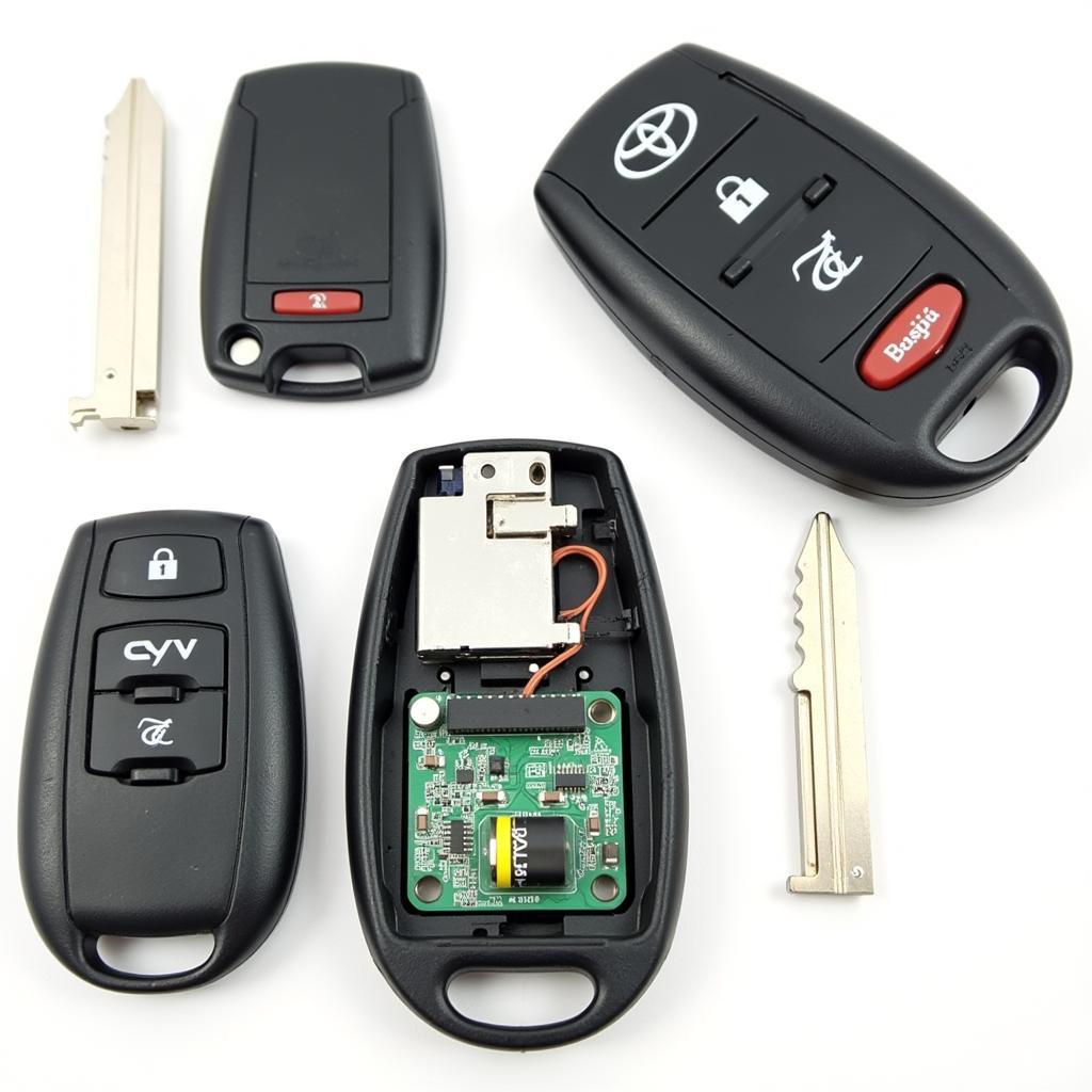 Disassembled 2013 Toyota Highlander Limited Key Fob