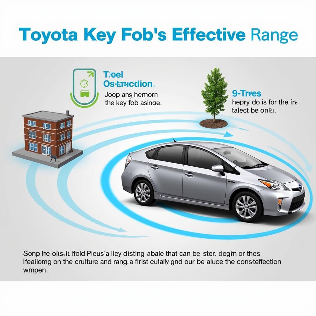 2013 Toyota Prius Key Fob Range Visualization