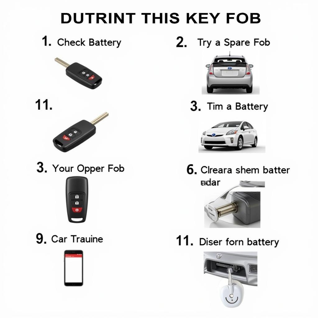 Troubleshooting a Malfunctioning 2013 Toyota Prius Key Fob