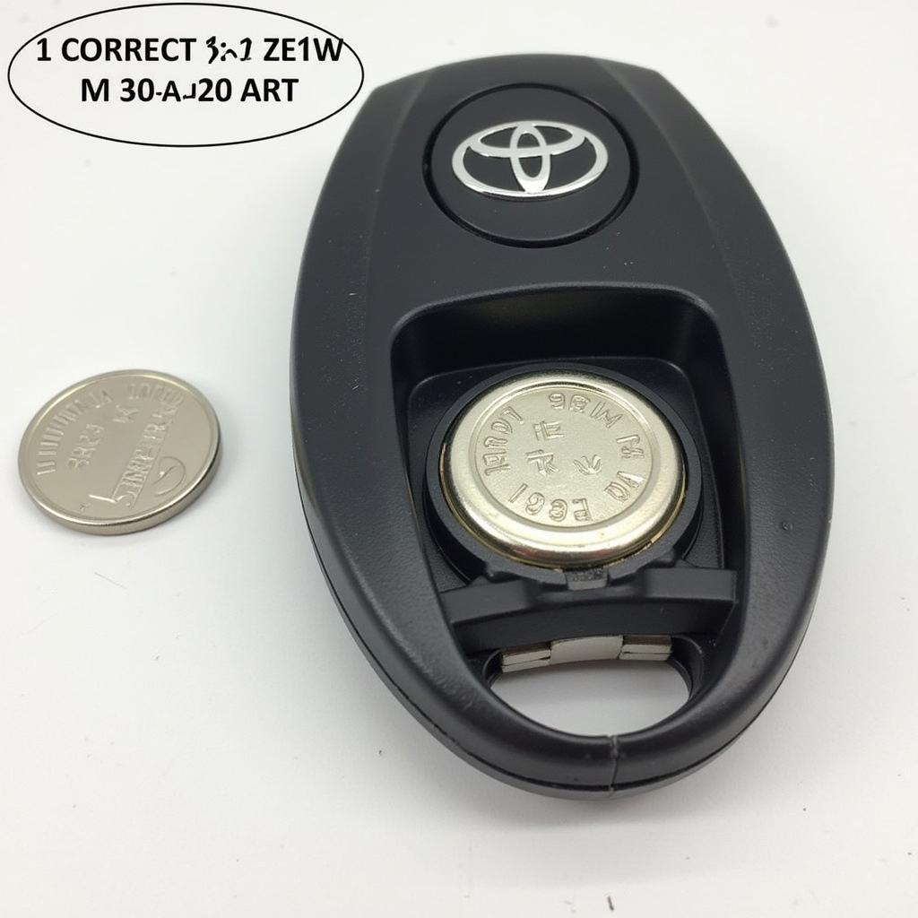 2013 Toyota RAV4 Key Fob Battery Type