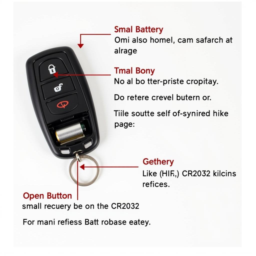 2013 Toyota Venza Key Fob Battery Location