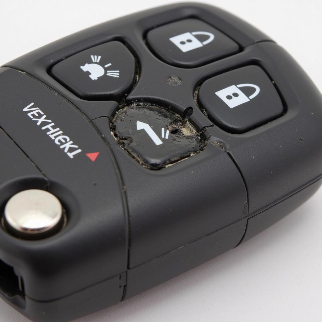 Damaged 2013 VW Jetta TDI Key Fob