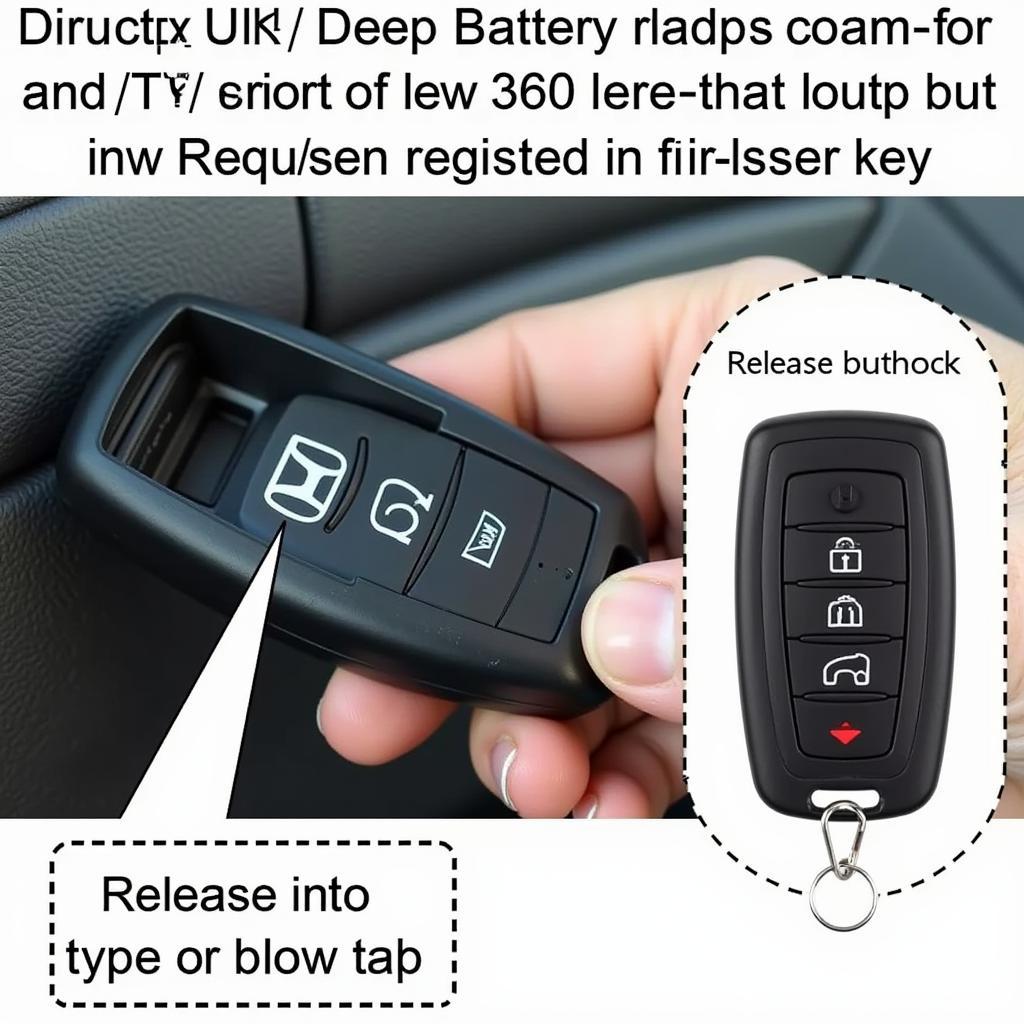 2014 Honda CRV Key Fob Battery Location