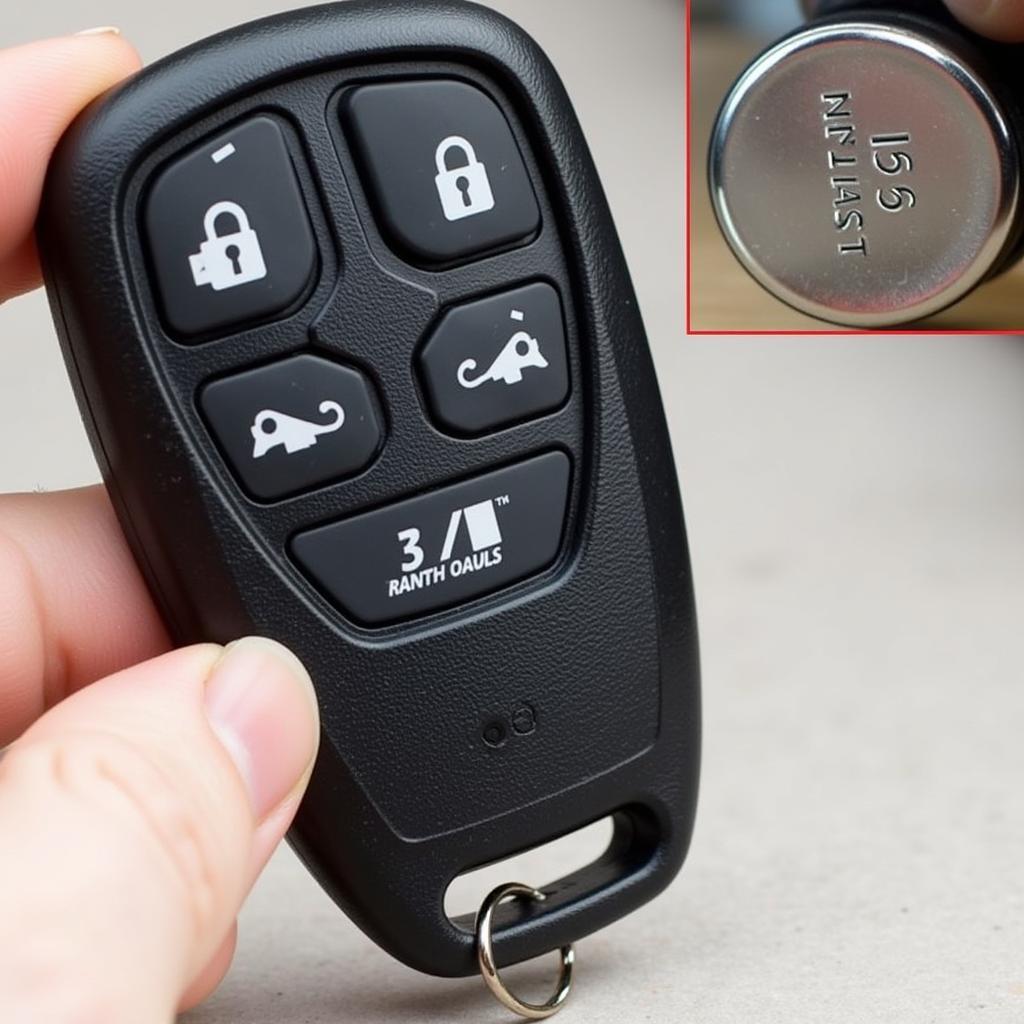 2014 Dodge Caravan Key Fob with New Battery