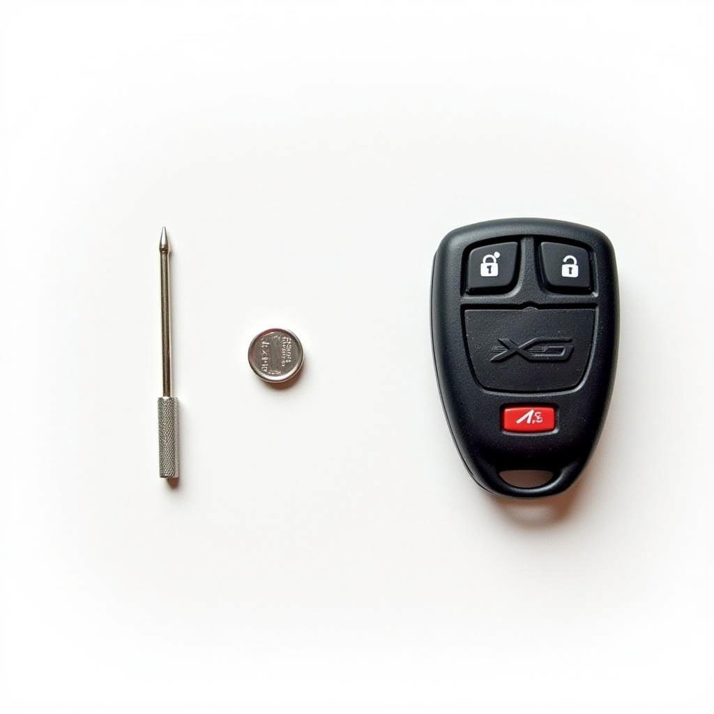 2014 Dodge Caravan Key Fob Battery Replacement Tools