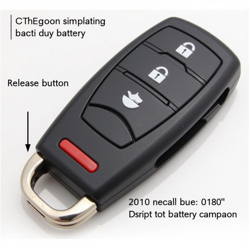 2014 Hyundai Equus Key Fob Battery Location Diagram