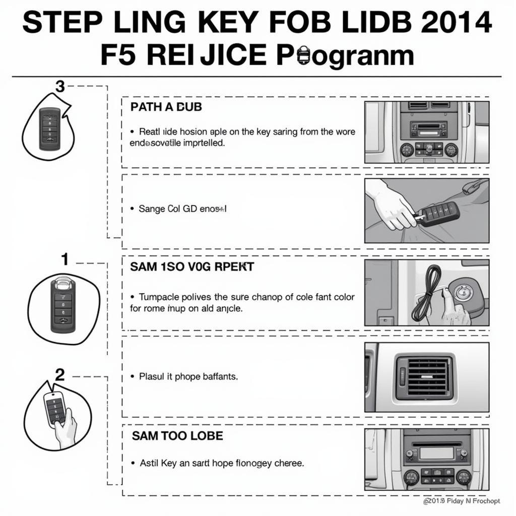 2014 Ford F150 Key Fob Programming Steps