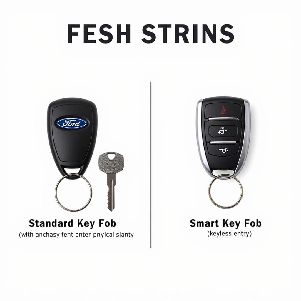 2014 Ford Edge Key Fob Types: Standard and Smart