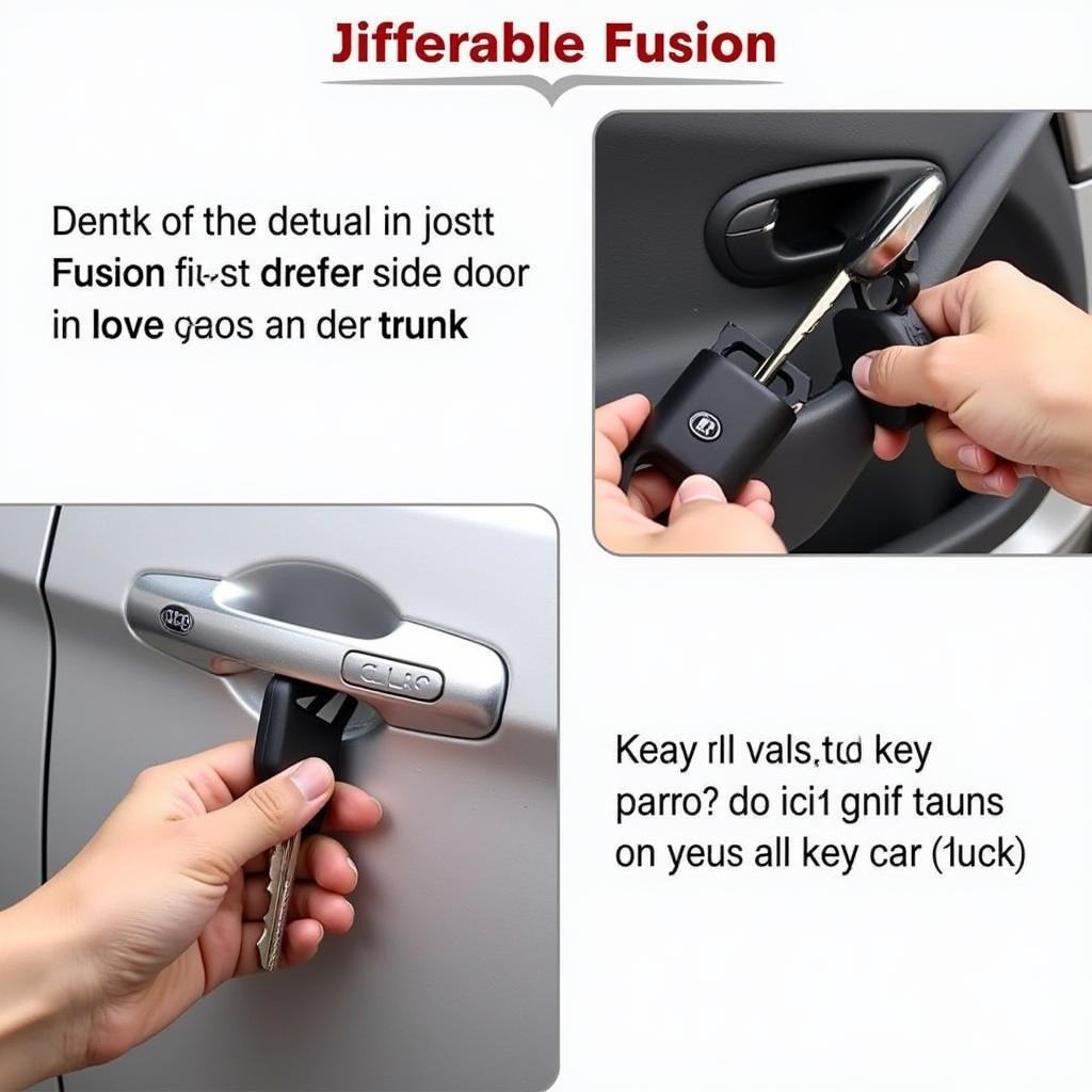 Accessing the 2014 Ford Fusion with the Emergency Key