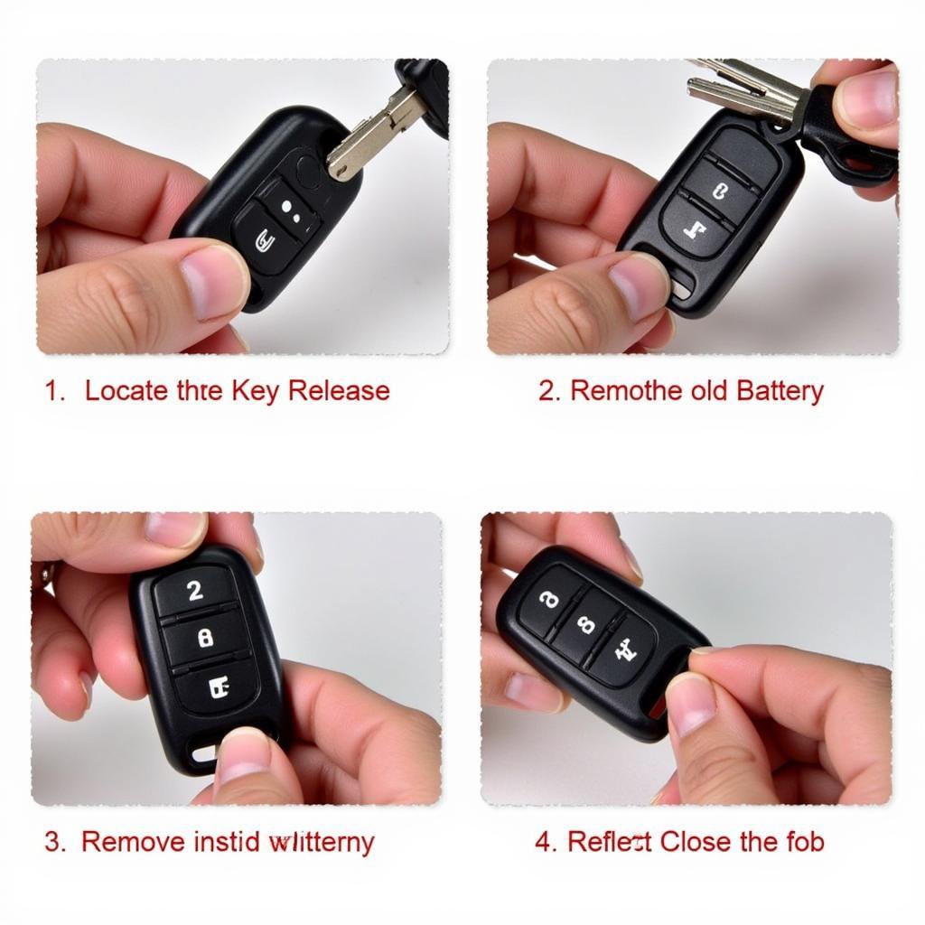 2014 Ford Fusion Key Fob Battery Replacement Steps