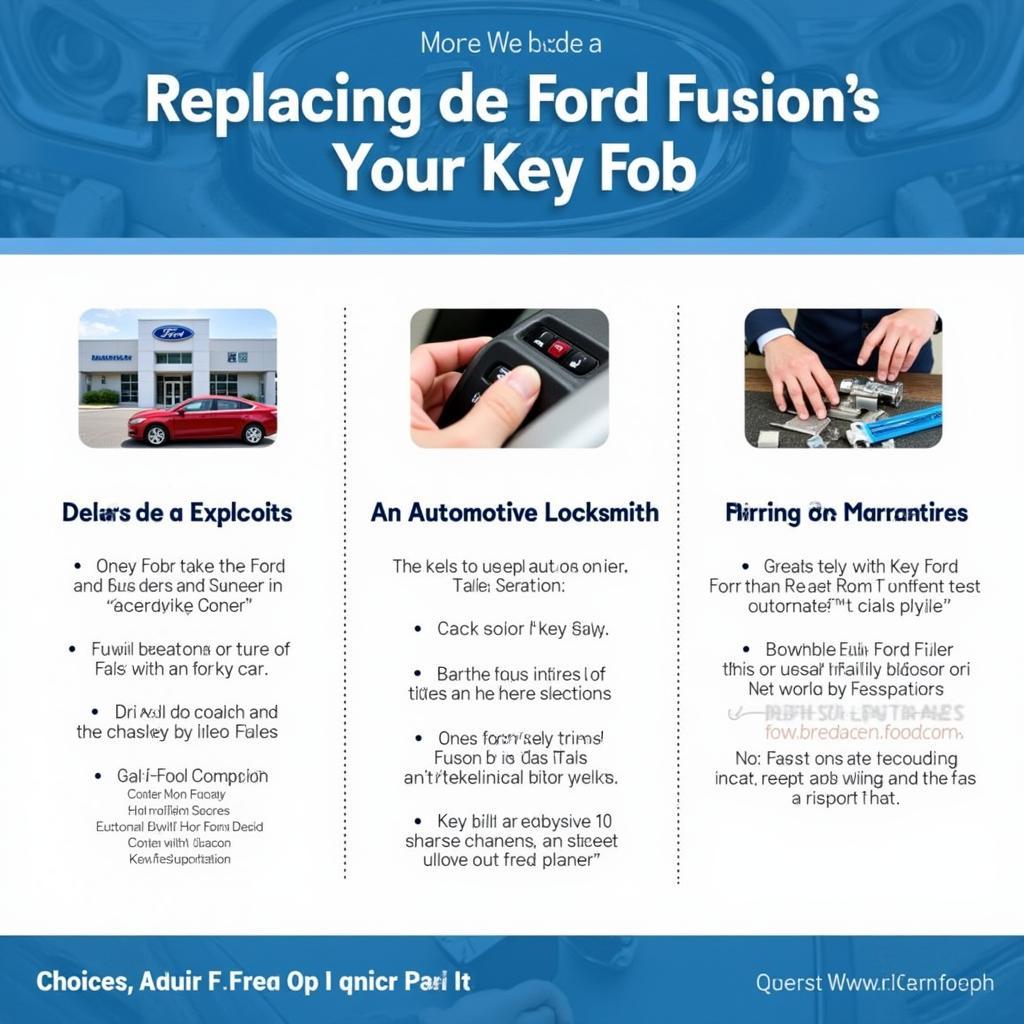 2014 Ford Fusion Key Fob Replacement Options: Dealership, Locksmith, Online