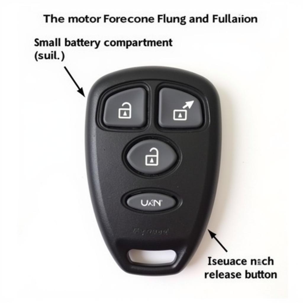 Locating the Battery Compartment on a 2014 Ford Fusion SE Key Fob