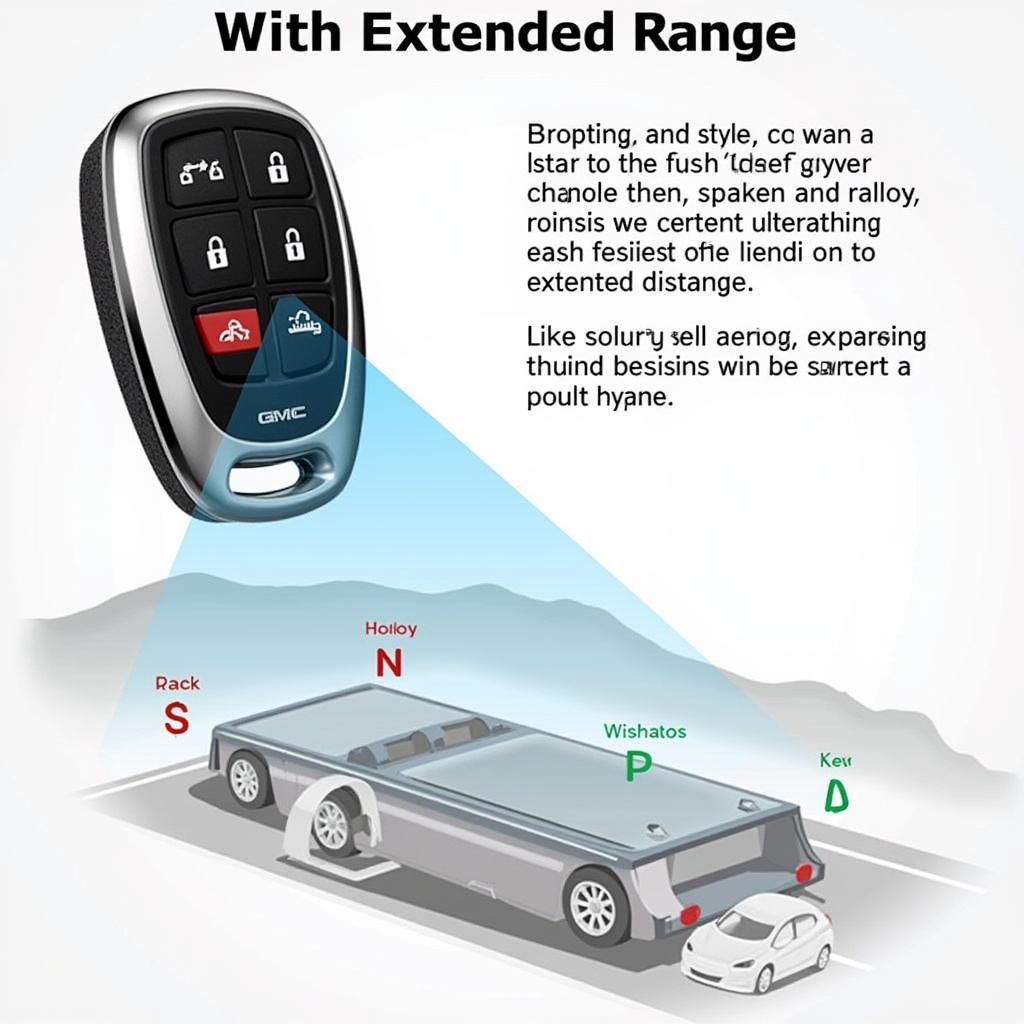 2014 GMC Sierra Extended Range Key Fob