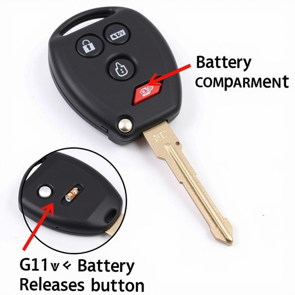 2014 GMC Yukon Key Fob Battery Location