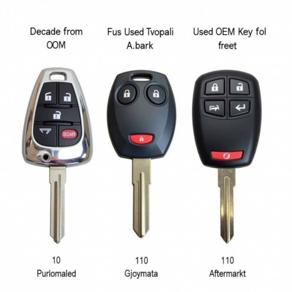 2014 Impala Key Fob Types - OEM vs Aftermarket