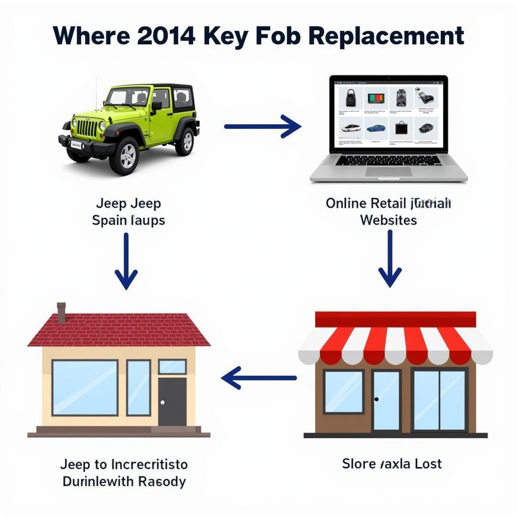 Where to Buy 2014 Jeep Key Fobs: Dealerships, Online Retailers, and Automotive Locksmiths