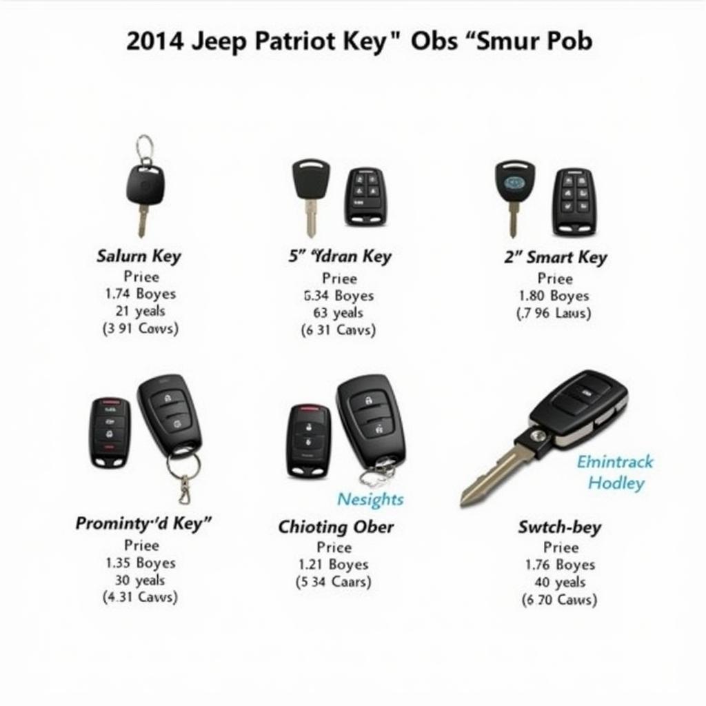 Types of 2014 Jeep Patriot Key Fobs