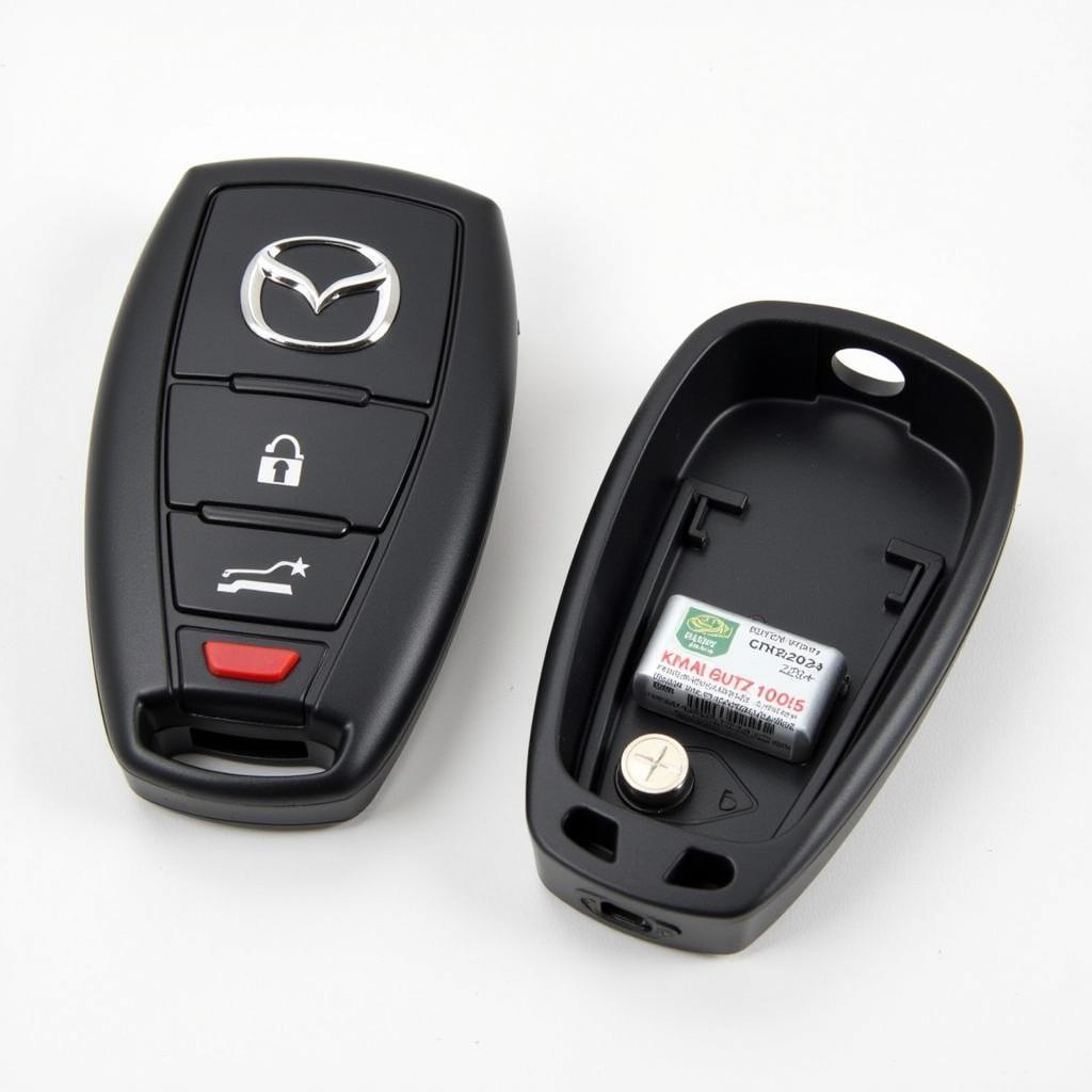 2014 Mazda 6 Key Fob Battery Types: CR2025 Lithium Battery Closeup