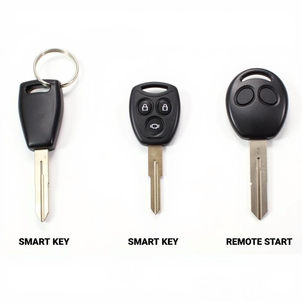 Different 2014 Nissan Altima Key Fob Types