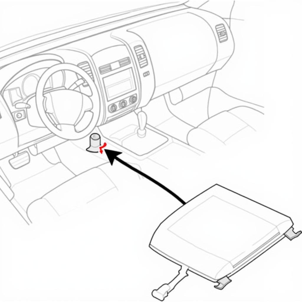 Locating the Key Fob Receiver in a 2014 Nissan Frontier