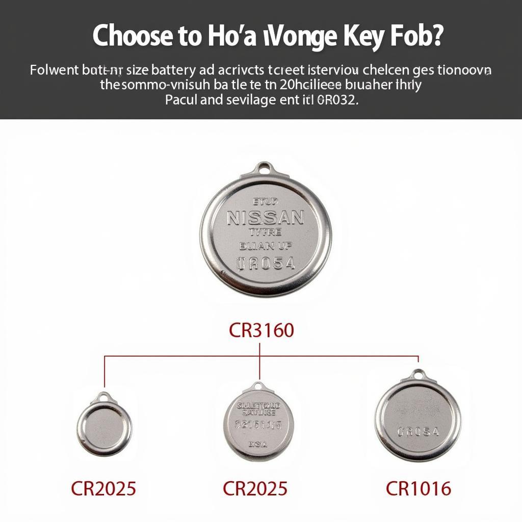 Different Battery Types for 2014 Nissan Rogue Key Fobs