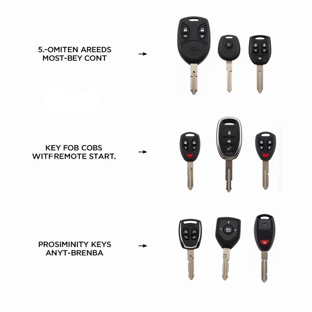 Different 2014 Ram Key Fob Types