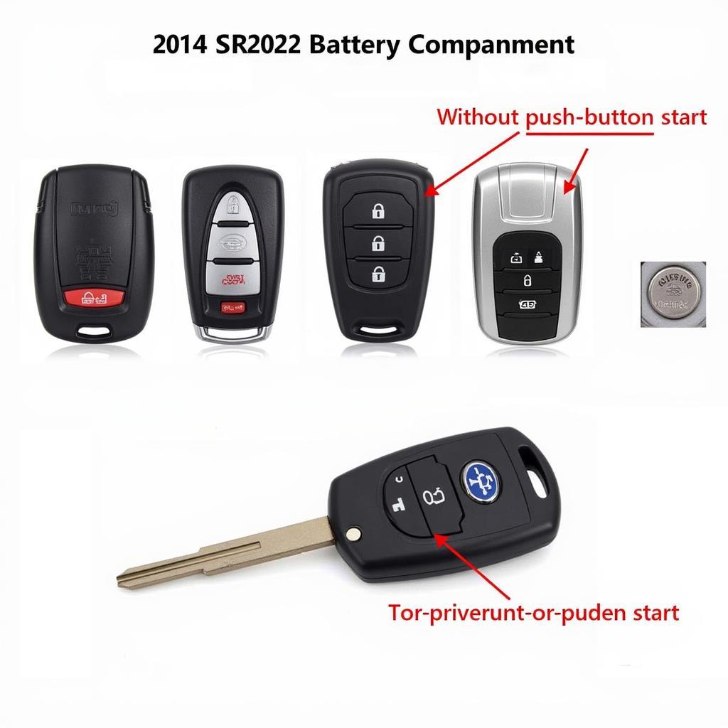 2014 Subaru Key Fob Types and Batteries