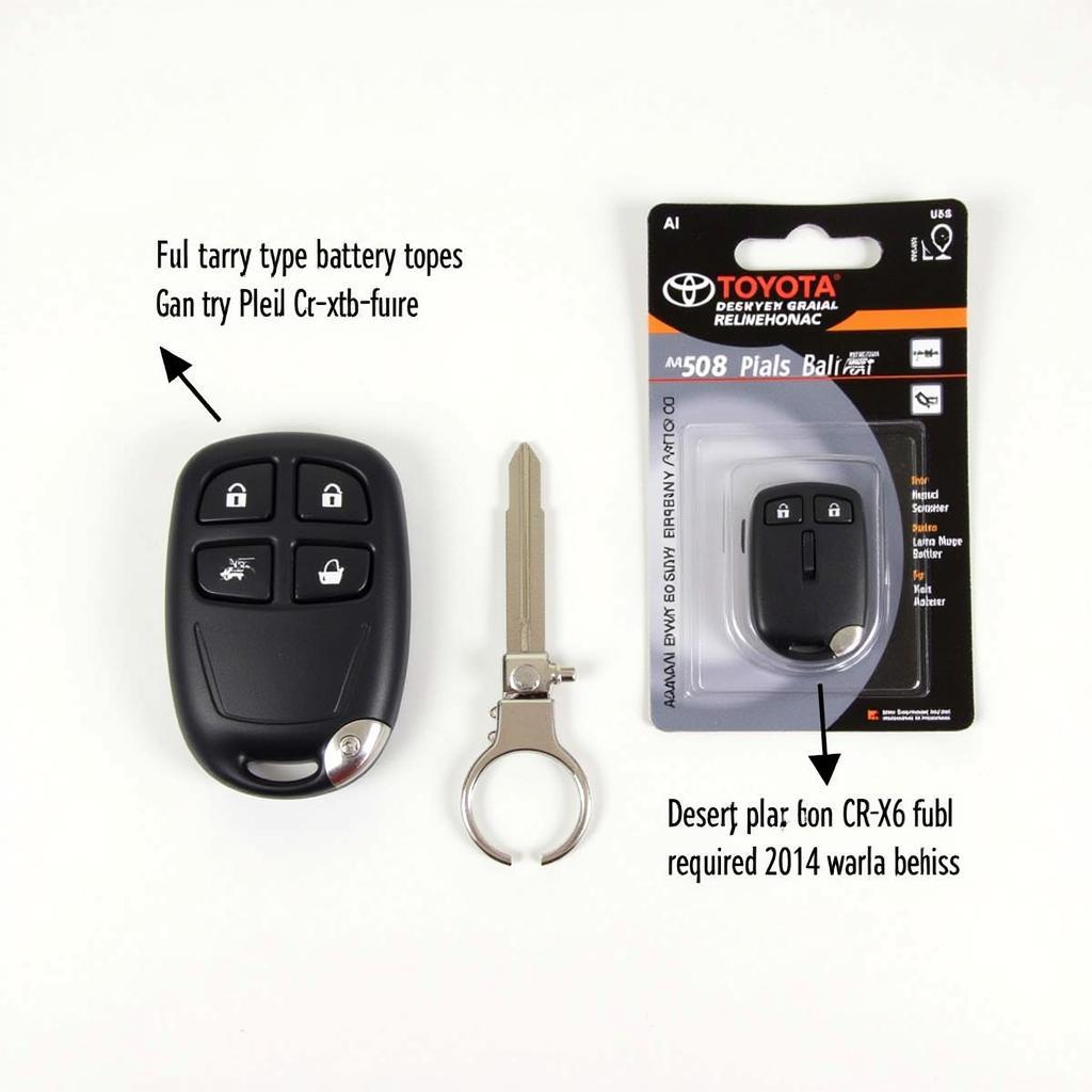 2014 Toyota 4Runner Key Fob Battery Type - CR2032