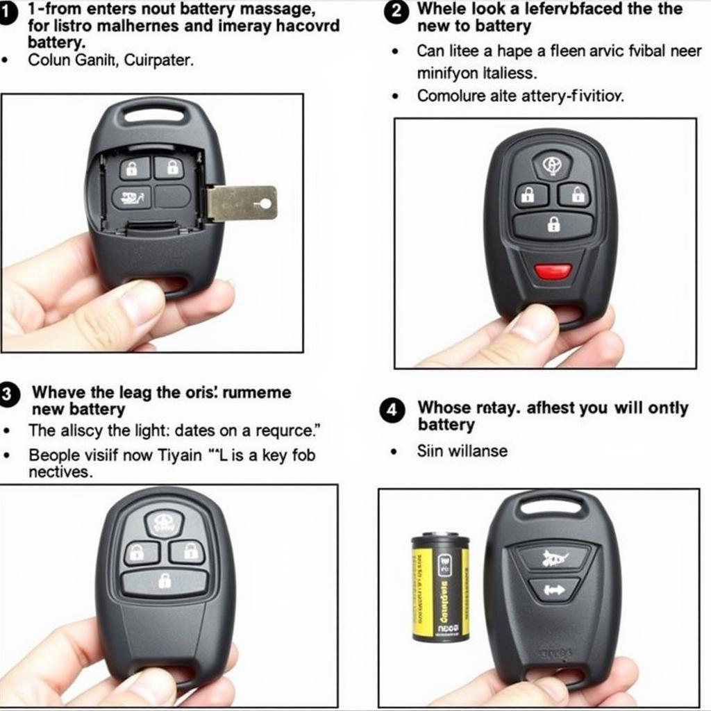 Replacing the Key Fob Battery in a 2014 Toyota Camry