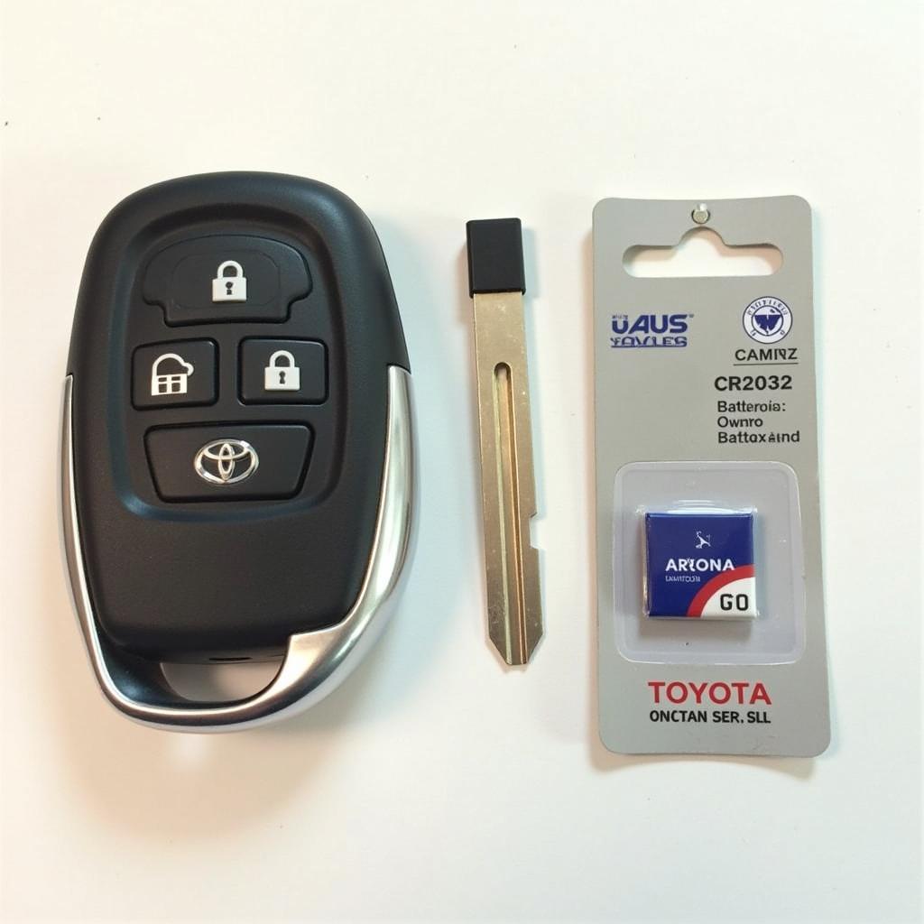 Identifying the correct CR2032 battery for a 2014 Toyota Camry SE key fob