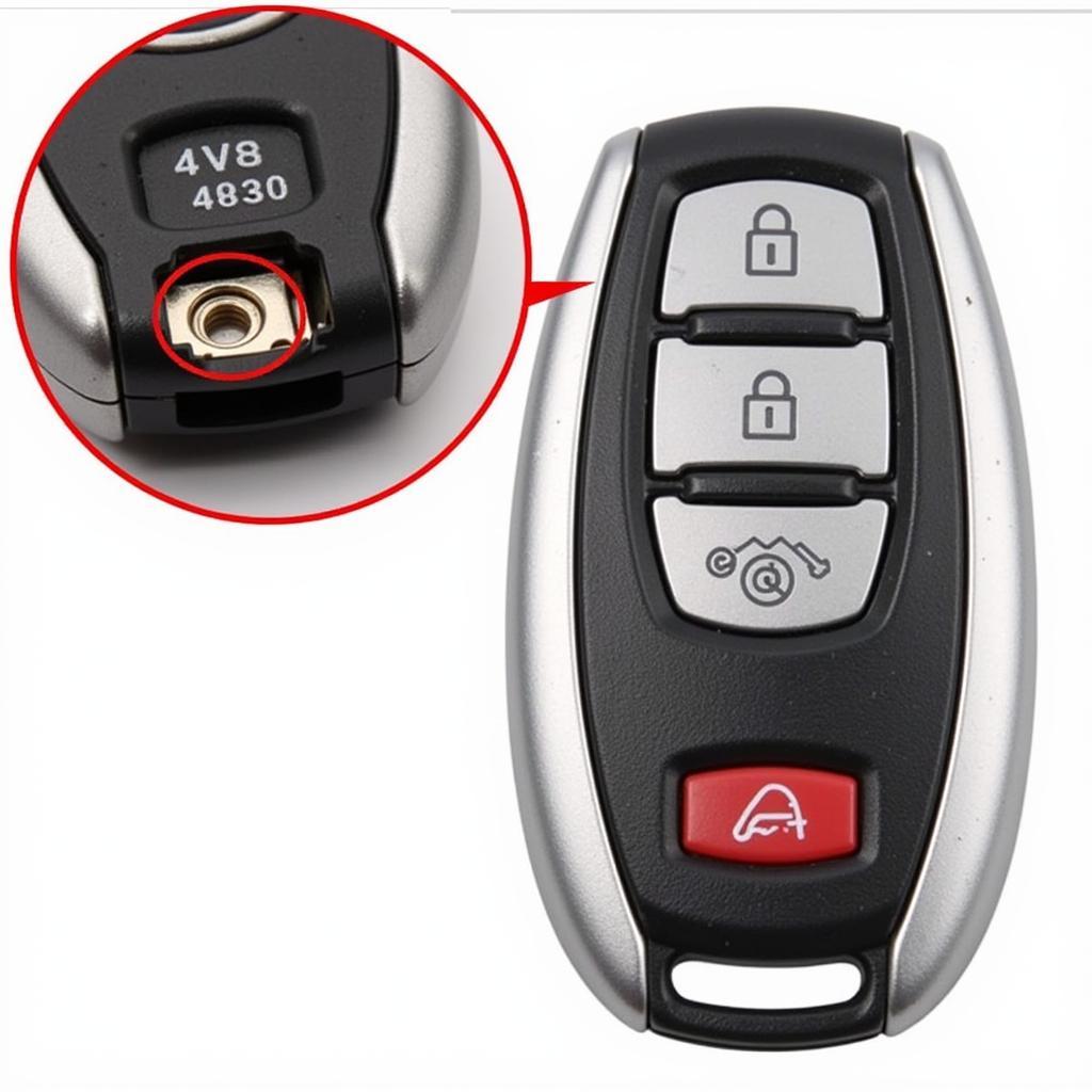 2014 Toyota Corolla Key Fob Battery Location Diagram