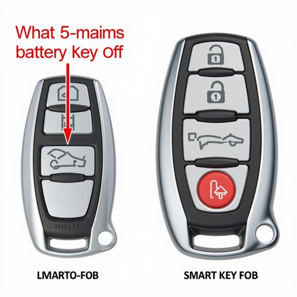 2014 Toyota Prius Key Fob Battery Types