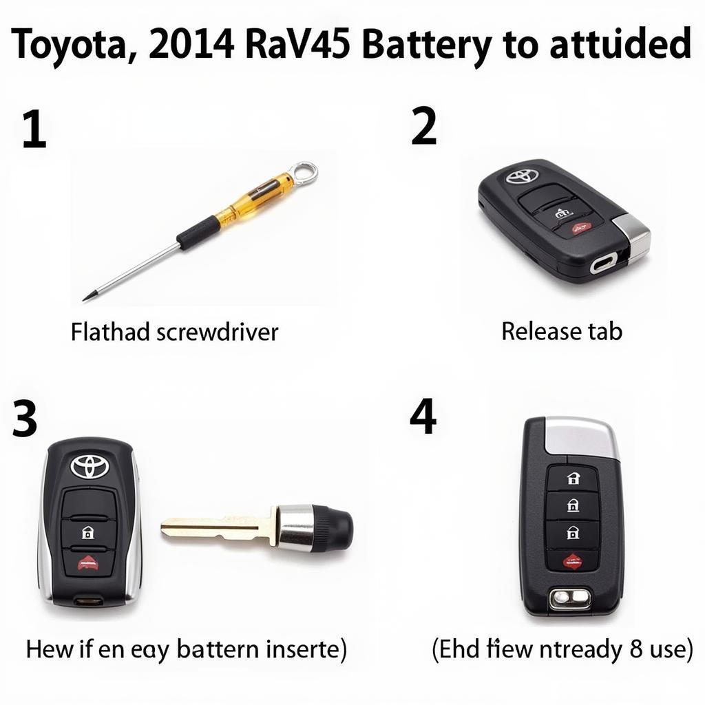 Replacing the 2014 Toyota RAV4 Key Fob Battery