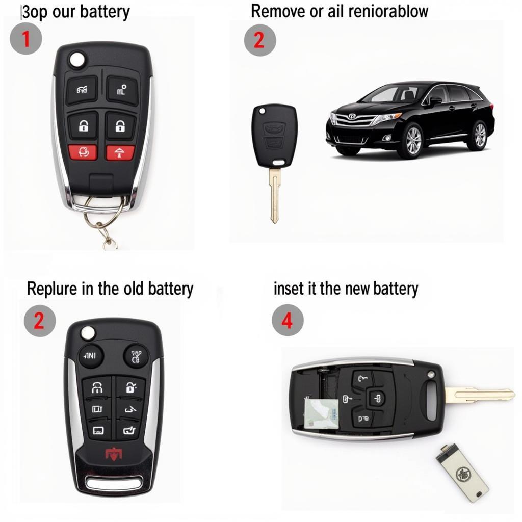 Replacing the battery in a 2014 Toyota Venza key fob