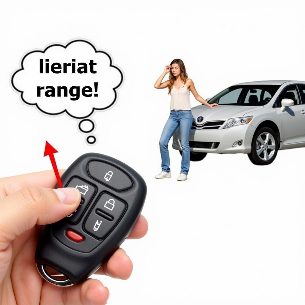 2014 Toyota Venza Key Fob Low Battery Signs