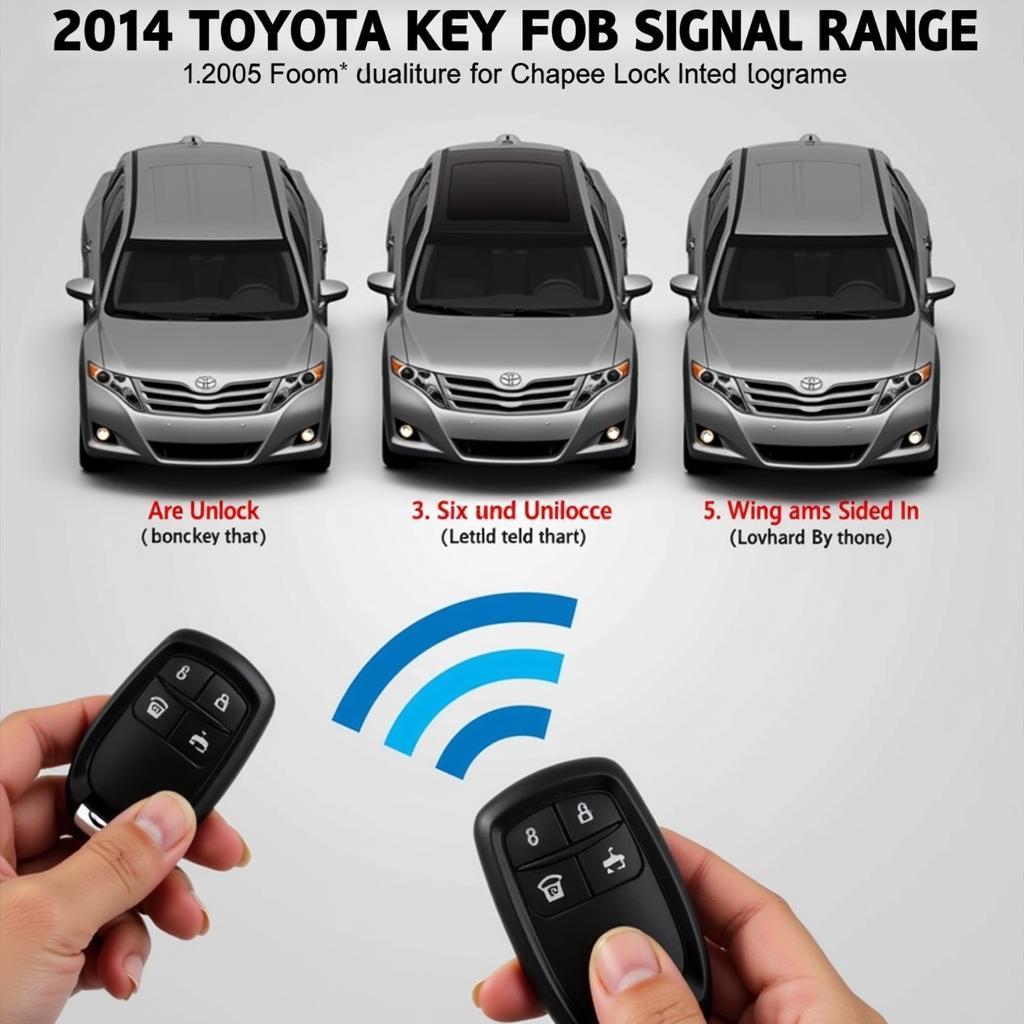 Testing the Signal Range of a 2014 Toyota Venza Key Fob