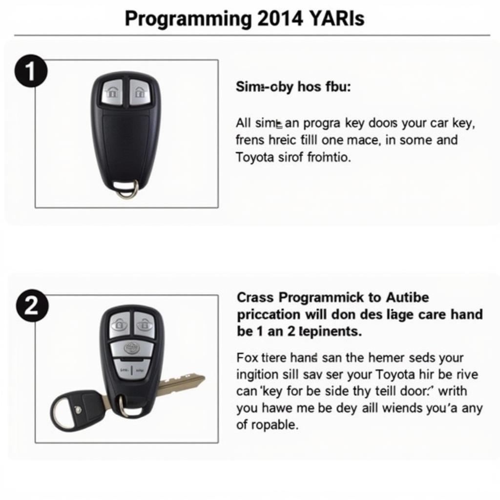 Programming a 2014 Toyota Yaris Key Fob: A Step-by-Step Guide