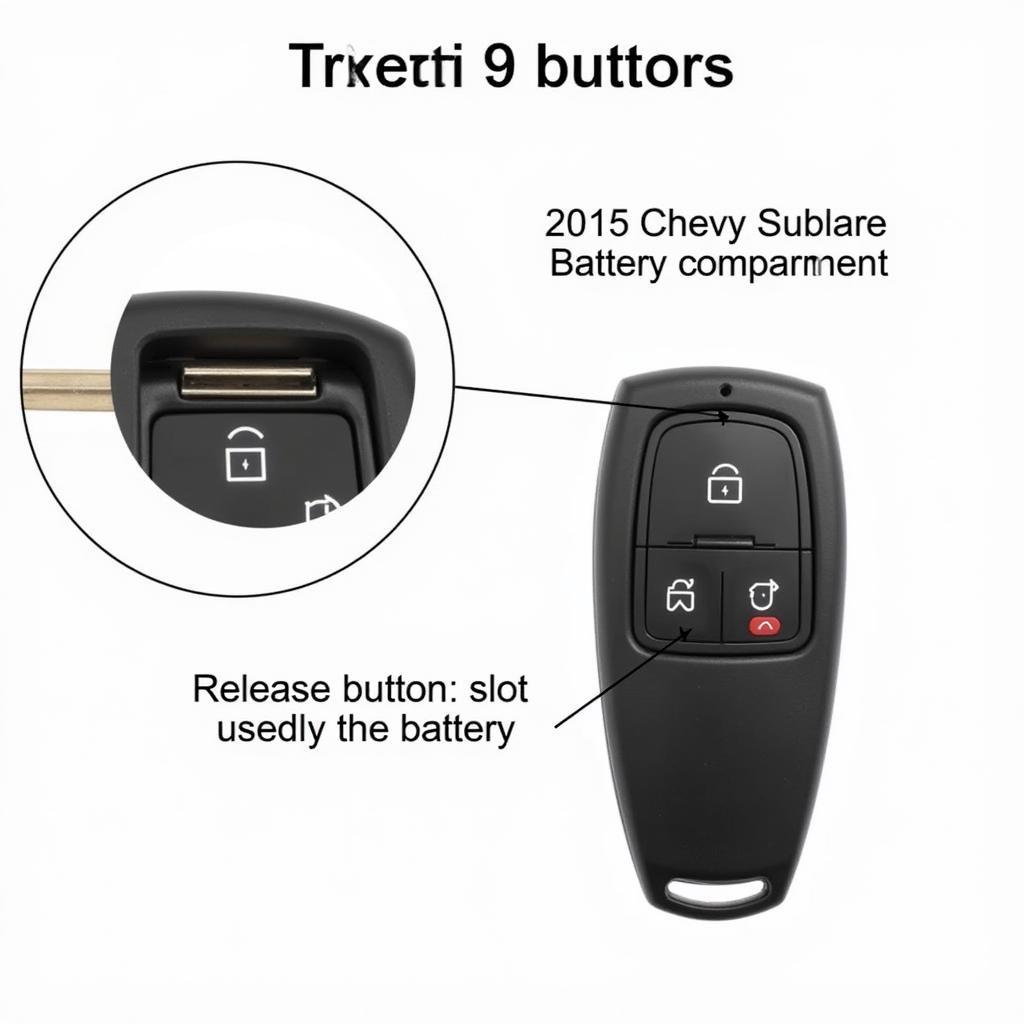 Locating the Battery in a 2015 Chevy Suburban LTZ Key Fob