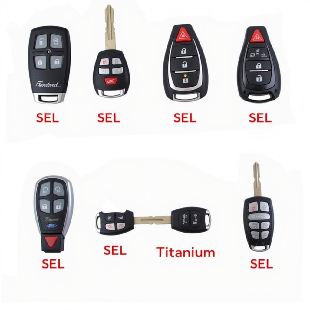 Different 2015 Ford Edge Key Fob Types