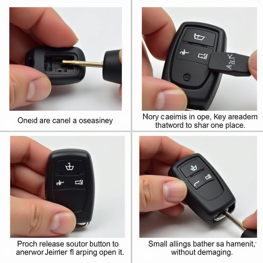 Opening a 2015 Ford Escape Key Fob