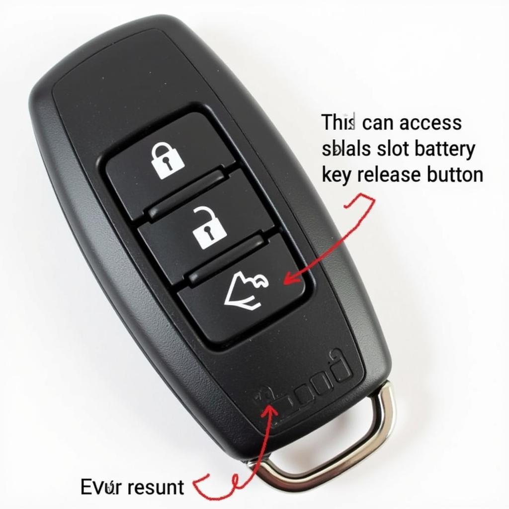 Locating the Battery Compartment on a 2015 Ford Escape Titanium Key Fob