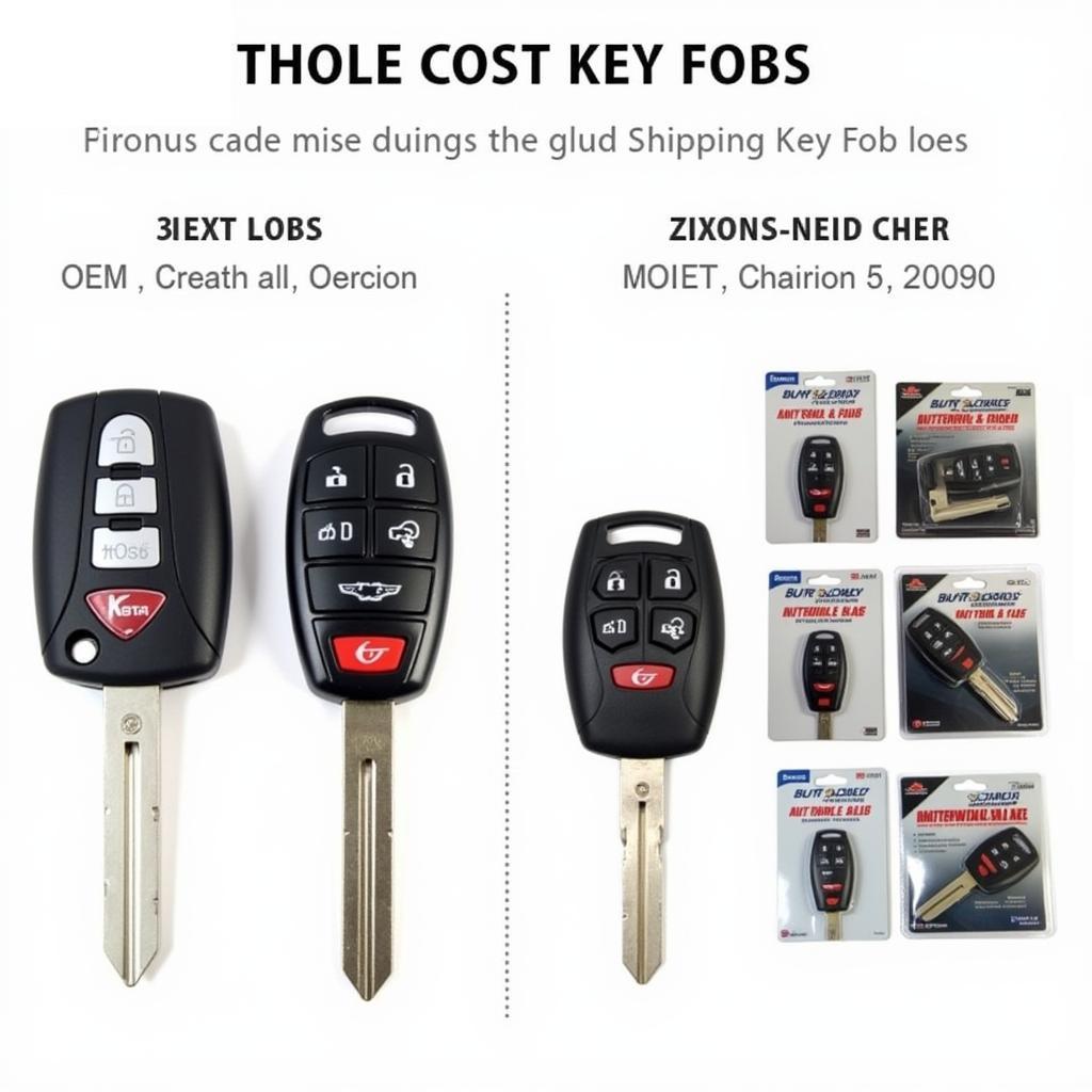 Different 2015 Ford Escape Titanium Key Fob Replacements