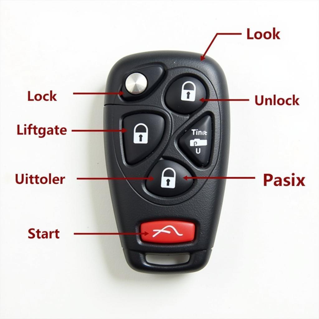 2015 Ford Explorer Limited Key Fob Buttons and Functions