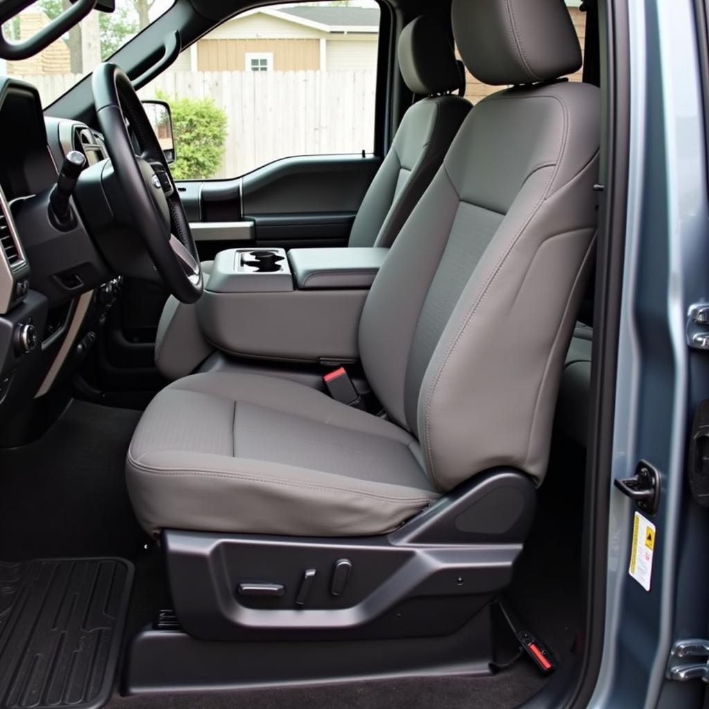 Adjusting Driver Seat in 2015 Ford F150