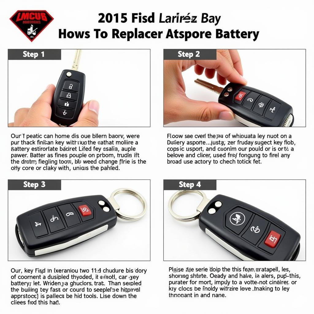 Replacing the Battery in a 2015 Ford F150 Lariat Key Fob