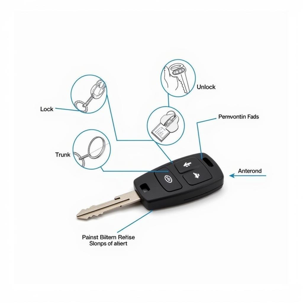 2015 Ford Fiesta SE Key Fob Functions