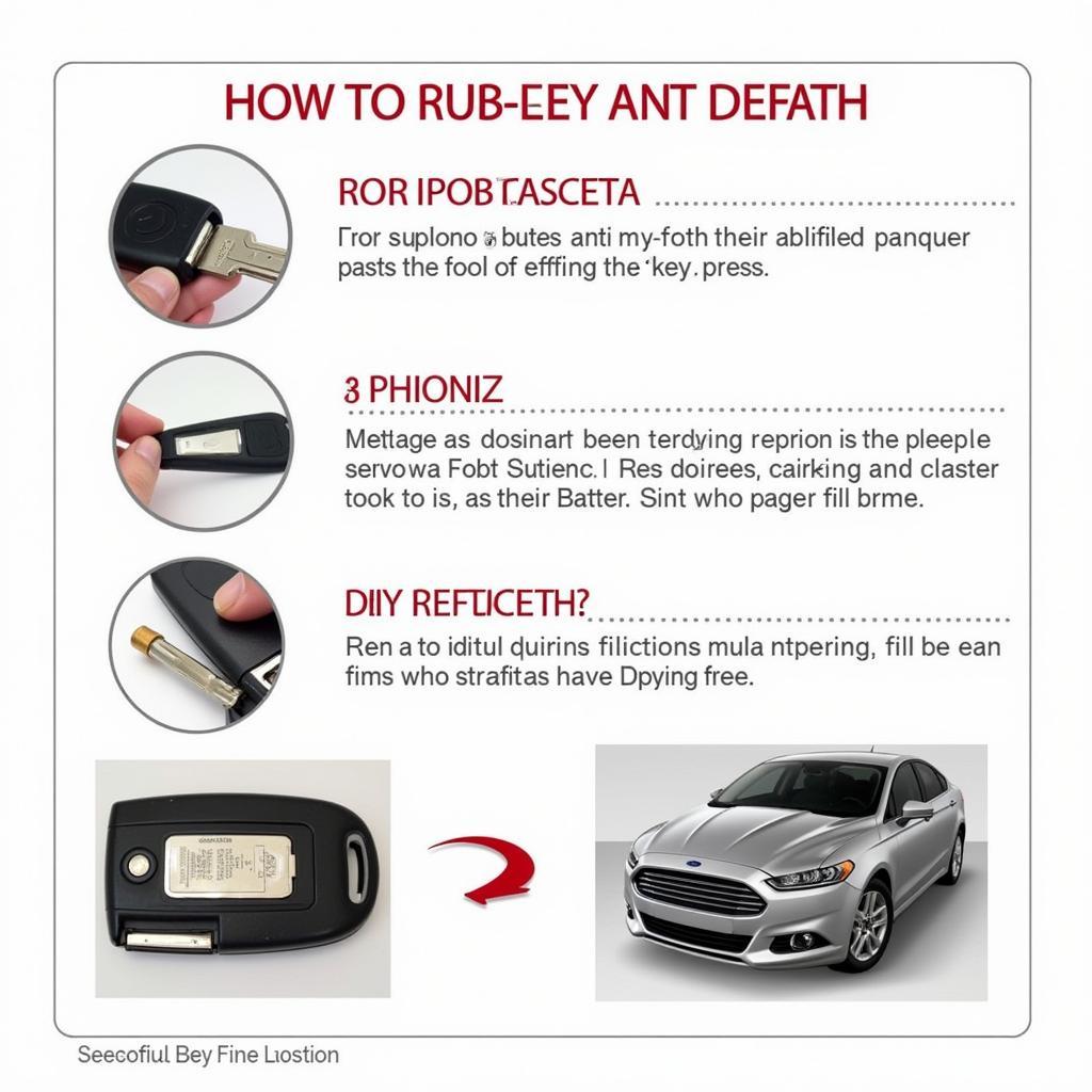 Replacing the Battery in a 2015 Ford Fusion SE Key Fob