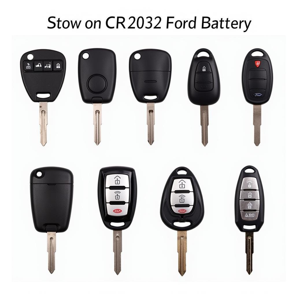 Different 2015 Ford Key Fob Battery Types and Placement