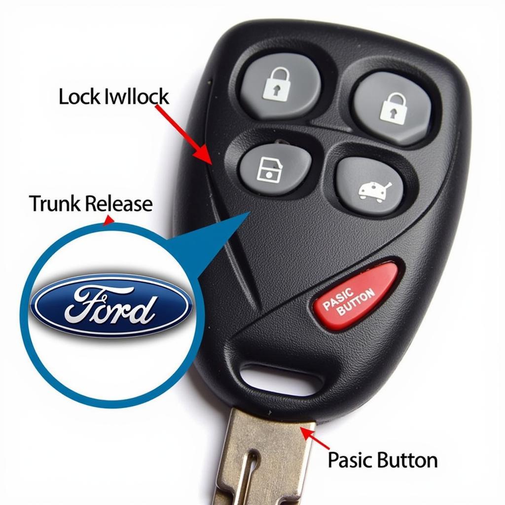 2015 Ford Mustang GT Key Fob Features