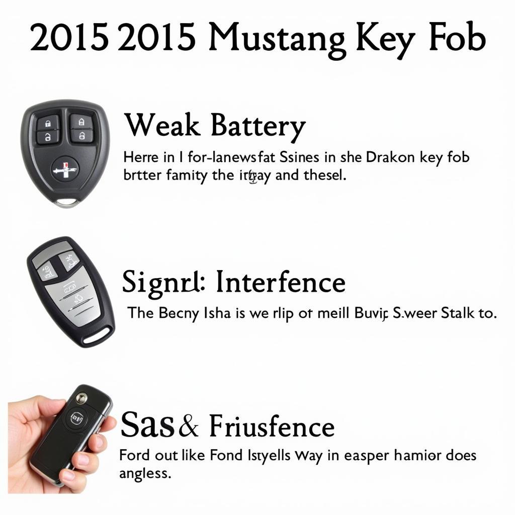 Troubleshooting Common Issues with a 2015 Ford Mustang Key Fob